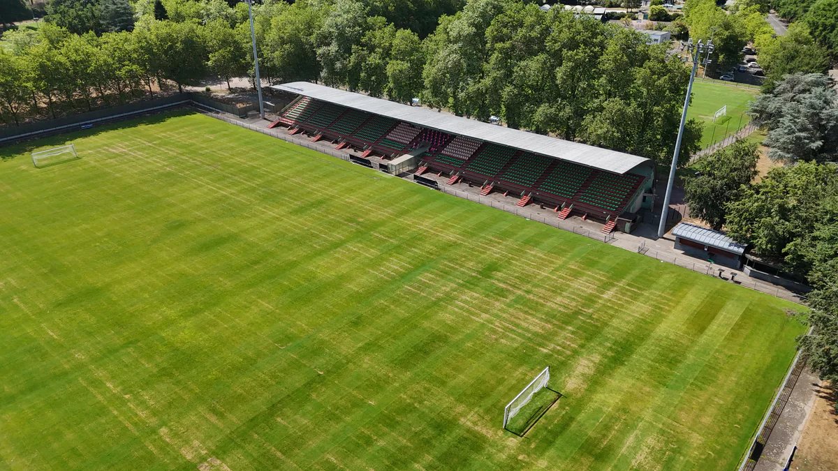 Vue aérienne du Stade Saint-Lazare, complexe du club Limoges Football